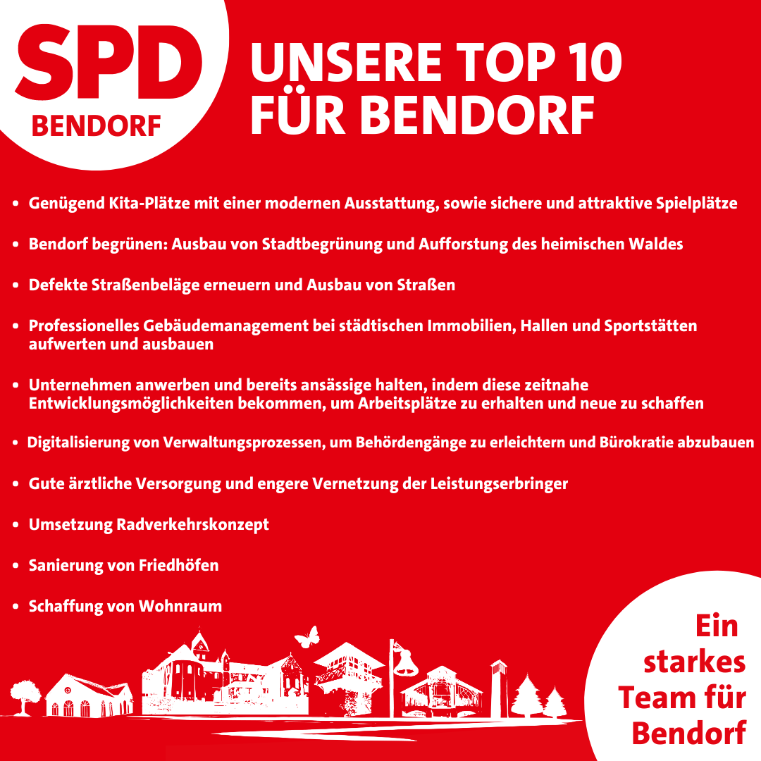 You are currently viewing Unsere Top 10 für Bendorf