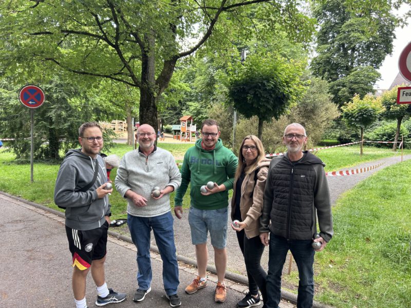 SPD Bendorf beim Boule Turnier